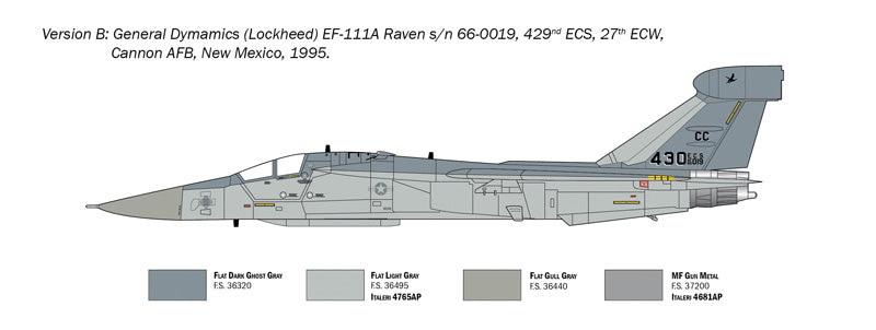 Italeri 1235 1:72 General-Dynamics EF-111A Raven