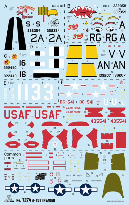 Italeri 1274 1:72 Douglas A-26B Invader