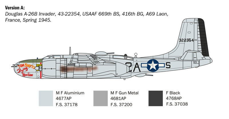 Italeri 1274 1:72 Douglas A-26B Invader