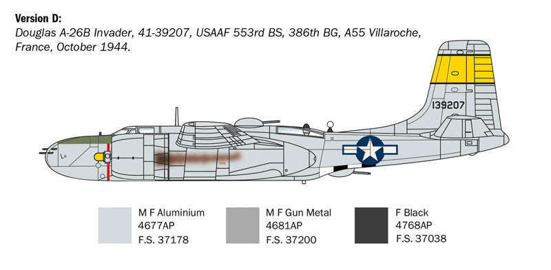 Italeri 1274 1:72 Douglas A-26B Invader