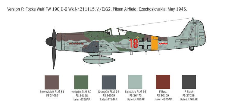 Italeri 1312 1:72 Focke-Wulf Fw-190D-9