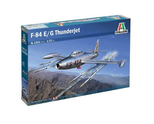 Italeri 1321 1:72 Republic F-84E/F-84G Thunderjet