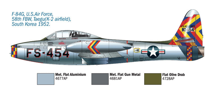 Italeri 1321 1:72 Republic F-84E/F-84G Thunderjet