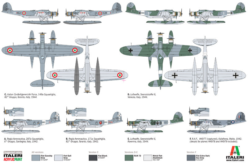 Italeri 1360 1:72 Cant Z.506 Airone Floatplane