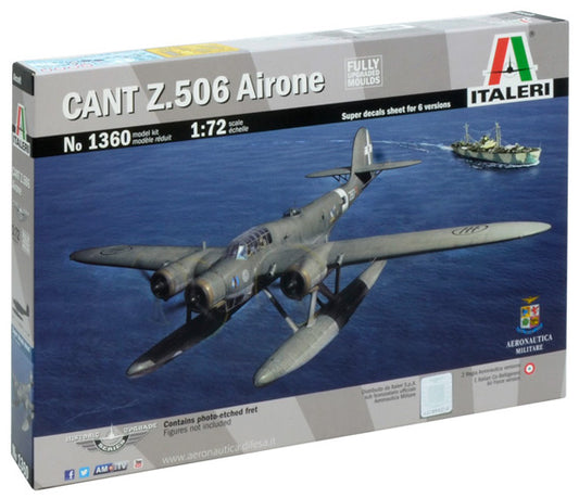 Italeri 1360 1:72 Cant Z.506 Airone Floatplane