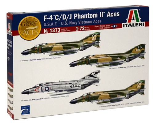 Italeri 1373 1:72 McDonnell F-4C/D/J Phantom II Aces