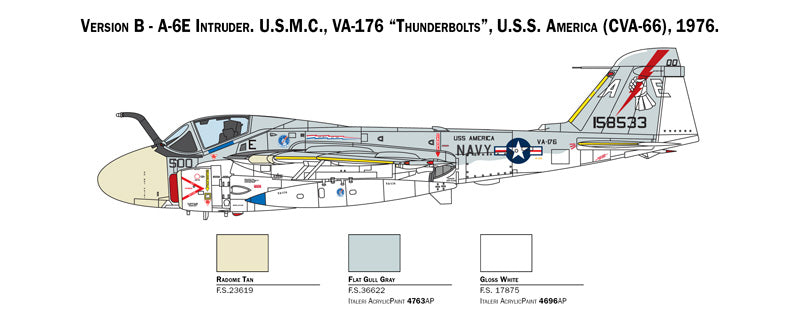 Italeri 1392 1:72 Grumman A-6E Intruder USN/USMC