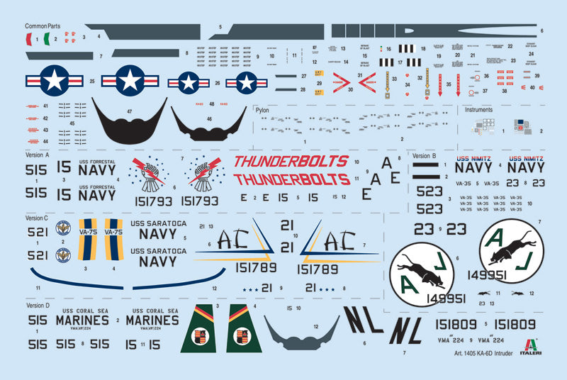 Italeri 1405 1:72 Grumman KA-6D Intruder