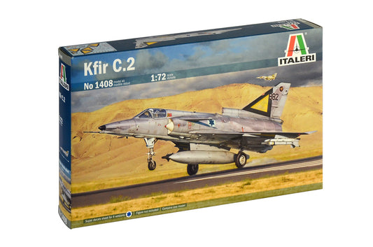 Italeri 1408 1:72 IAI Kfir C.2/C.7