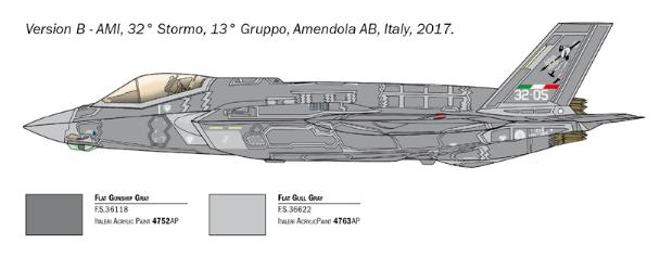 Italeri 1409 1:72 Lockheed-Martin F-35A Lightning II