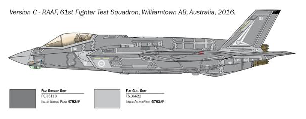 Italeri 1409 1:72 Lockheed-Martin F-35A Lightning II