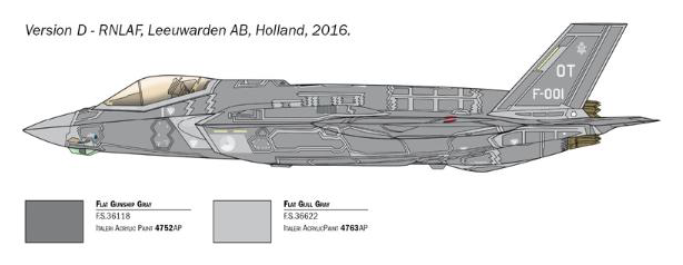 Italeri 1409 1:72 Lockheed-Martin F-35A Lightning II