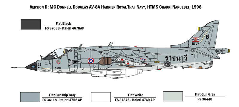 Italeri 1410 1:72 McDonnell-Douglas AV-8A Harrier