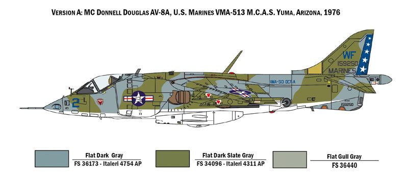 Italeri 1410 1:72 McDonnell-Douglas AV-8A Harrier