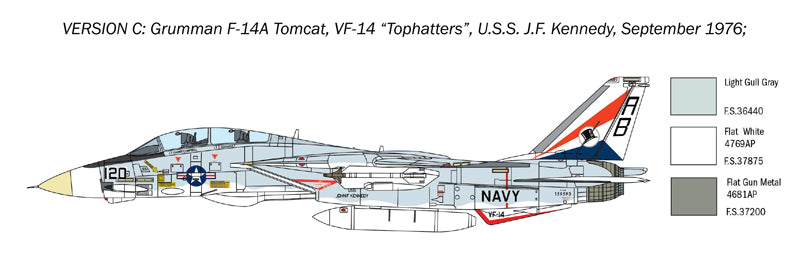 Italeri 1414 1:72 Grumman F-14A Tomcat