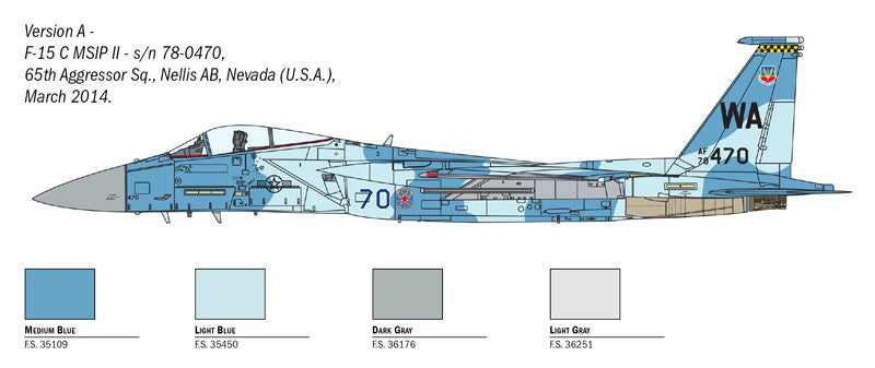 Italeri 1415 1:72 McDonnell F-15C Eagle