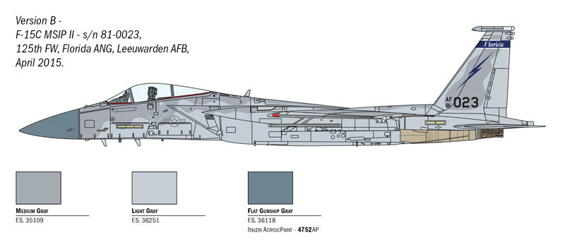 Italeri 1415 1:72 McDonnell F-15C Eagle