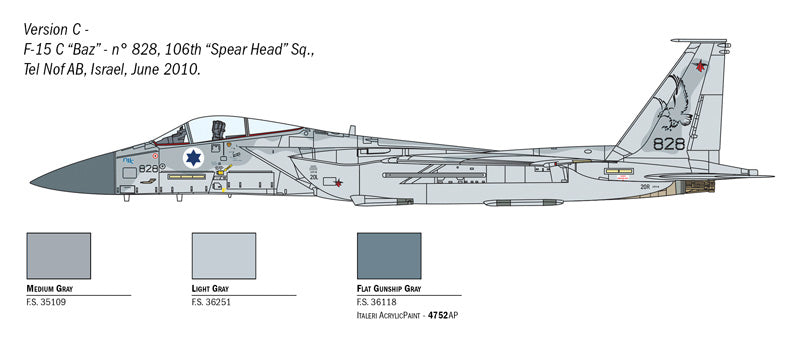 Italeri 1415 1:72 McDonnell F-15C Eagle