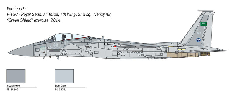 Italeri 1415 1:72 McDonnell F-15C Eagle