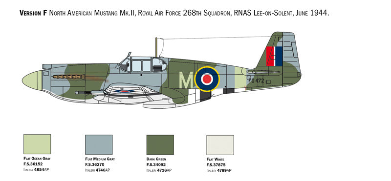 Italeri 1423 1:72 North-American P-51A Mustang