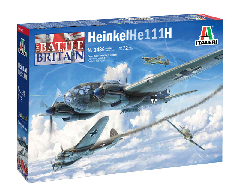 Italeri 1436 1:72 Heinkel He111 H-6 80th Anniversary of the Battle of Britain