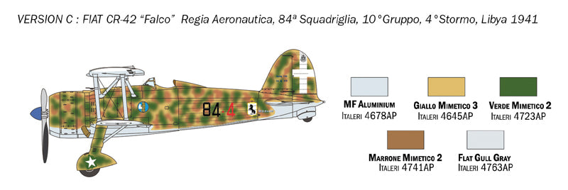 Italeri 1437 1:72 Fiat CR.42 Falco