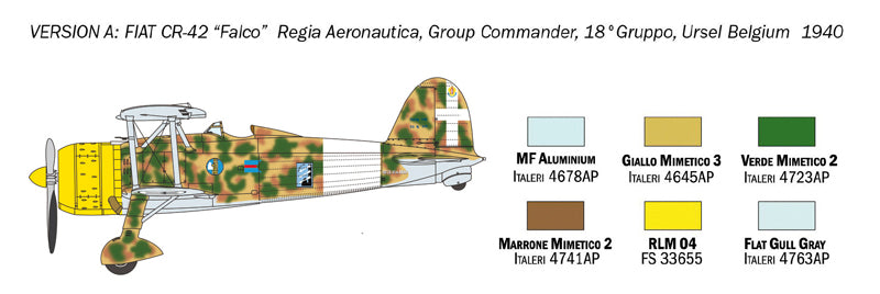 Italeri 1437 1:72 Fiat CR.42 Falco