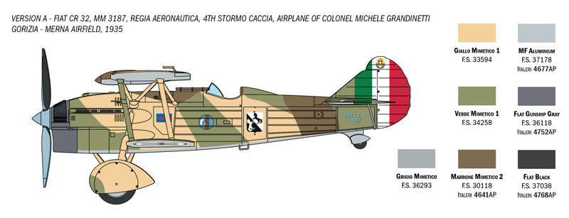 Italeri 1438 1:72 Fiat CR.32 Freccia