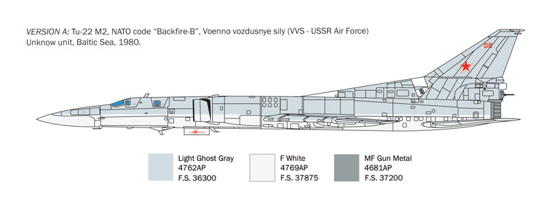 Italeri 1440 1:72 Tupolev TU-22M2 Backfire C