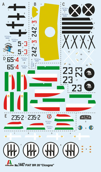 Italeri 1447 1:72 Fiat BR.20 Cicogna 80th Anniversary Battle of Britain