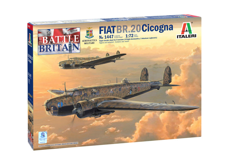 Italeri 1447 1:72 Fiat BR.20 Cicogna 80th Anniversary Battle of Britain