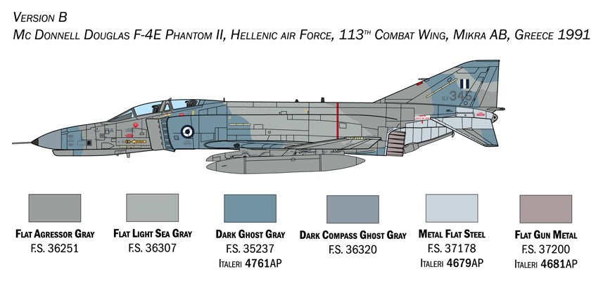 Italeri 1448 1:72 McDonnell F-4E/F Phantom II