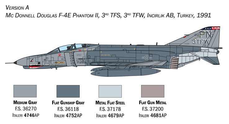 Italeri 1448 1:72 McDonnell F-4E/F Phantom II