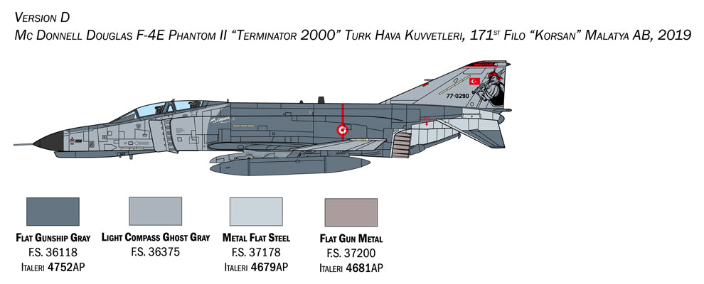 Italeri 1448 1:72 McDonnell F-4E/F Phantom II