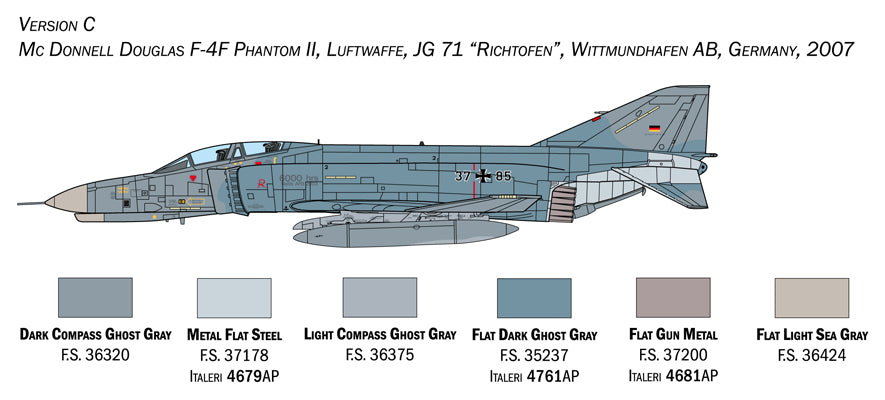 Italeri 1448 1:72 McDonnell F-4E/F Phantom II