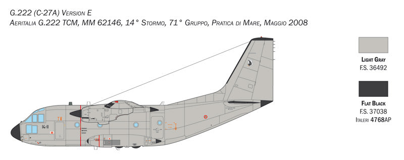 Italeri 1450 1:72 C-27J Spartan / G.222