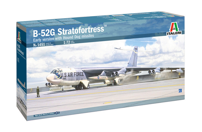 Italeri 1451 1:72 Boeing B-52G Stratofortress Early Version with Hound Dog Missiles