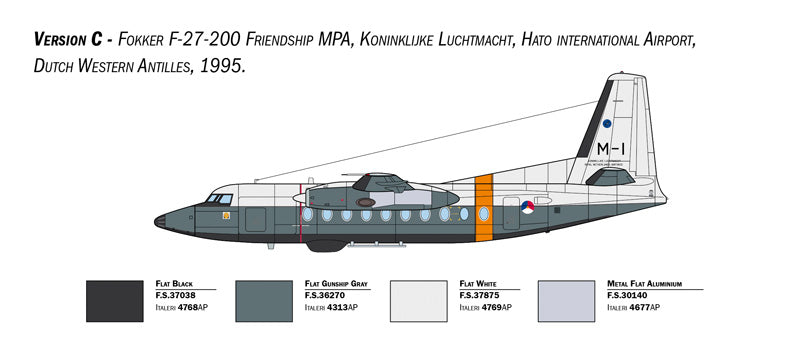 Italeri 1455 1:72 Fokker F-27 Friendship Maritime Patrol