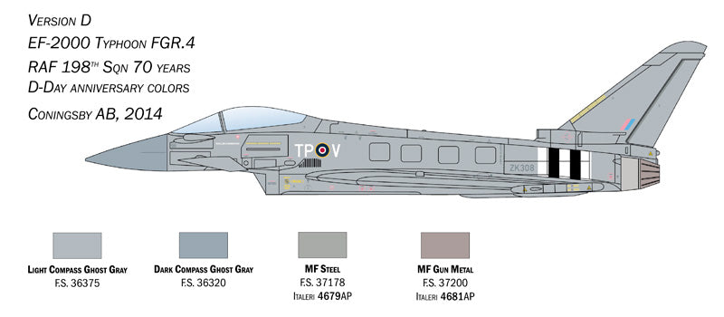 Italeri 1457 1:72 Eurofighter EF-2000 Typhoon in R.A.F. Service