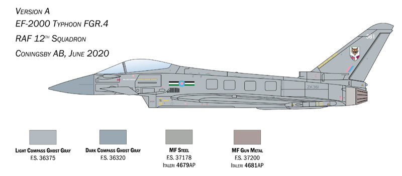 Italeri 1457 1:72 Eurofighter EF-2000 Typhoon in R.A.F. Service