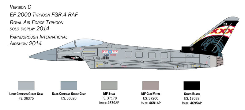 Italeri 1457 1:72 Eurofighter EF-2000 Typhoon in R.A.F. Service