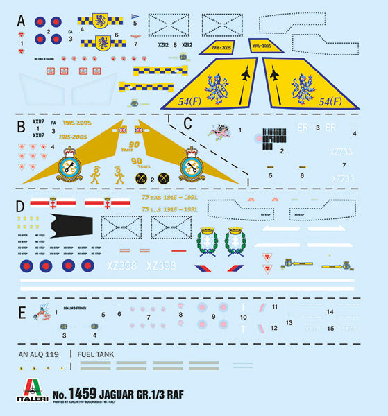 Italeri 1459 1:72 Sepecat Jaguar GR.1 / GR.3