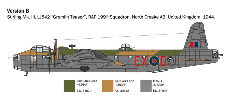 Italeri 1462 1:72 Short Stirling Mk.III