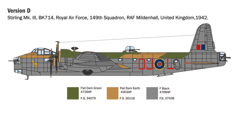 Italeri 1462 1:72 Short Stirling Mk.III