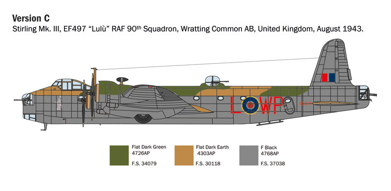 Italeri 1462 1:72 Short Stirling Mk.III