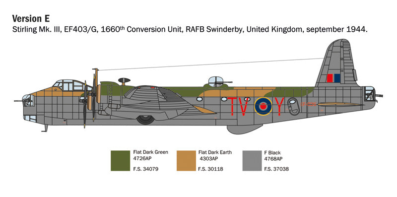 Italeri 1462 1:72 Short Stirling Mk.III