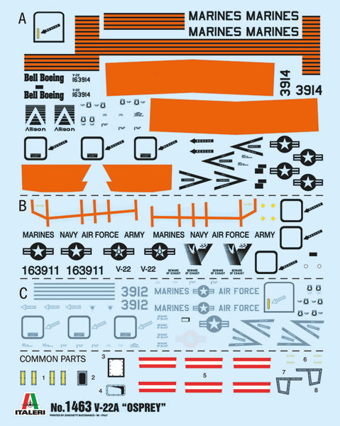 Italeri 1463 1:72 Boeing V-22A Osprey
