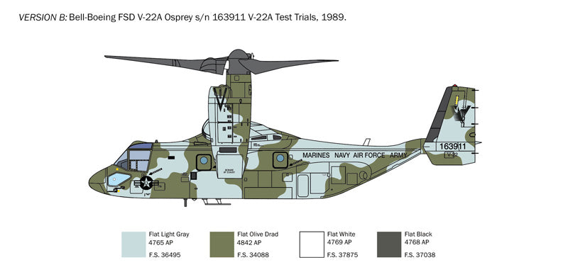 Italeri 1463 1:72 Boeing V-22A Osprey