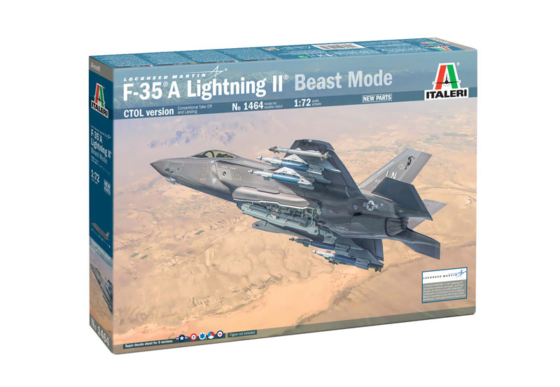 Italeri 1464 1:72 Lockheed-Martin F-35A Lightning (Beast Mode)