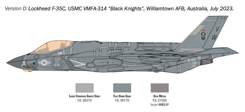 Italeri 1469 1:72 Lockheed Martin F-25C Lightning II